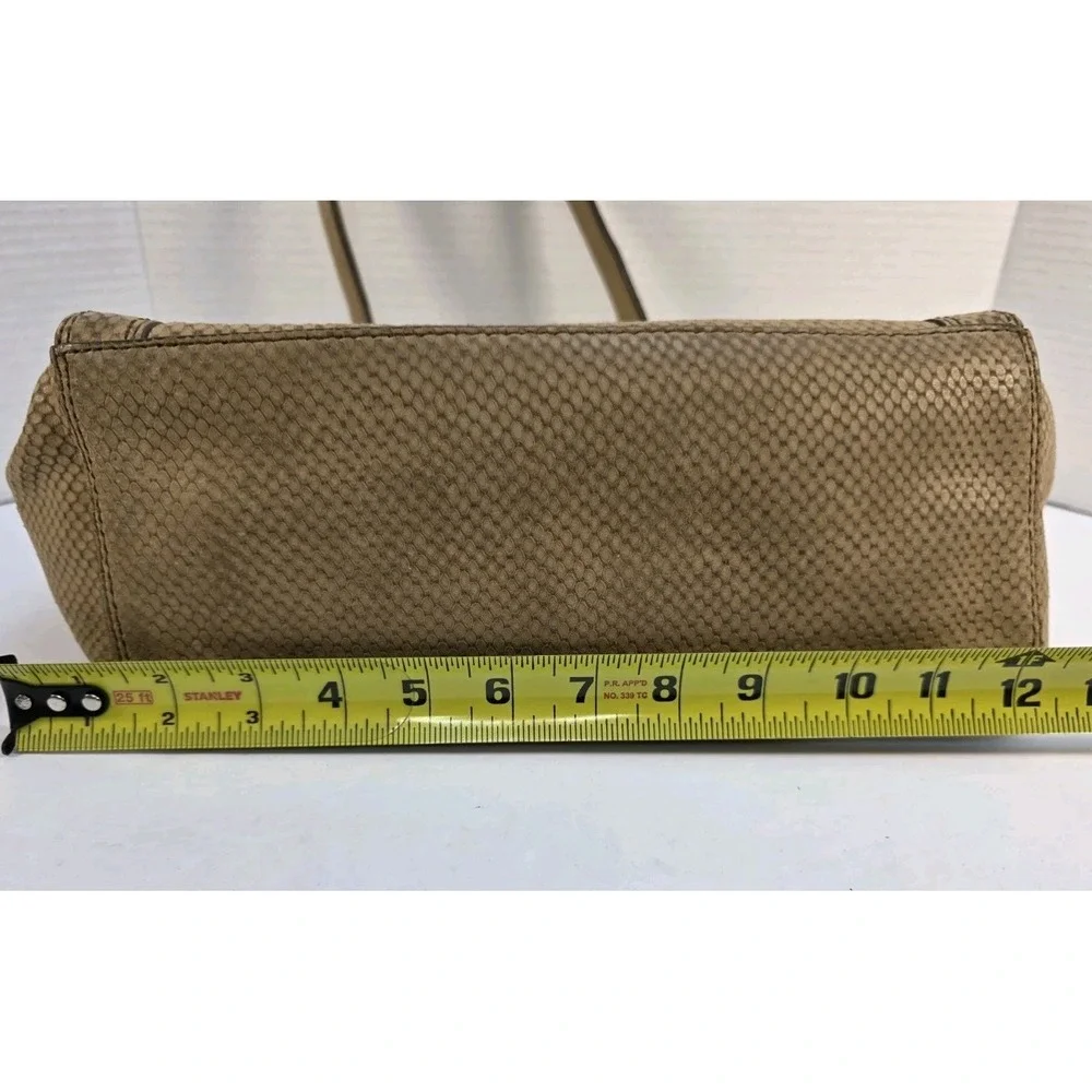 Vintage Fossil Marlow Cow Hide Leather with Sneak‎ Emobssed Satchel